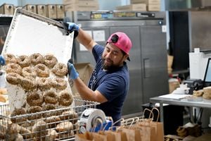 New York is moving to ban a flour additive that gives bagels and pizza their signature chew