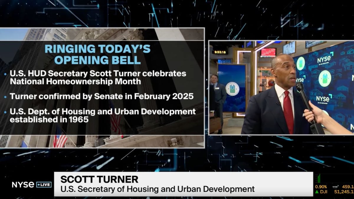 HUD Secretary Scott Turner shows how administratio