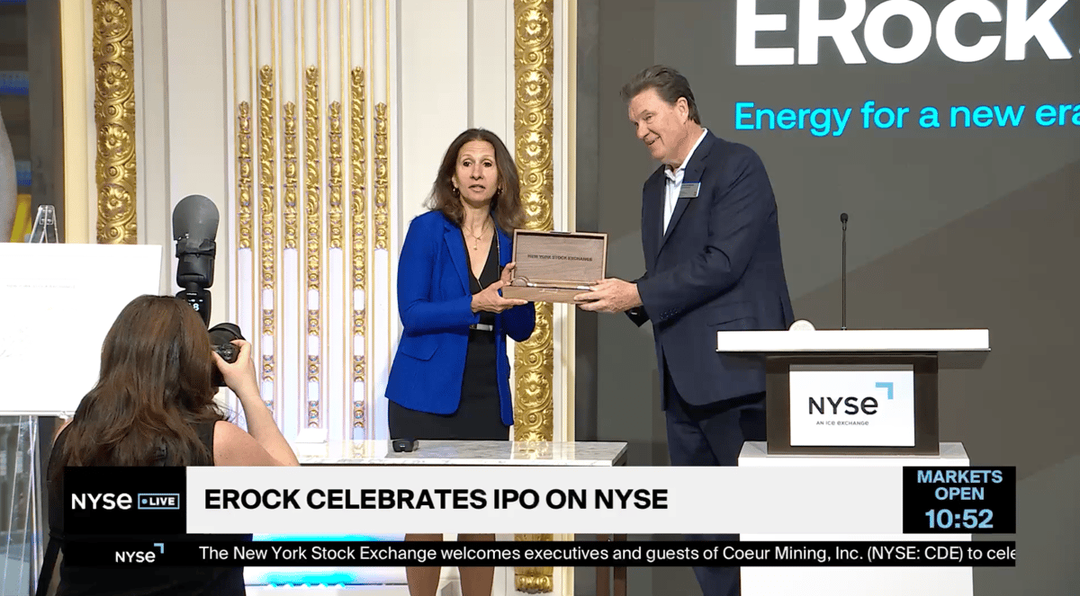 ERock CEO Jon Carrington delivers executive remark