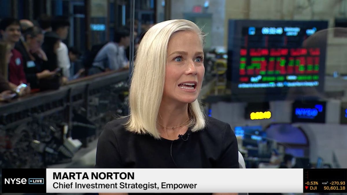 Stock market expert Marta Norton shares how to balance geopo