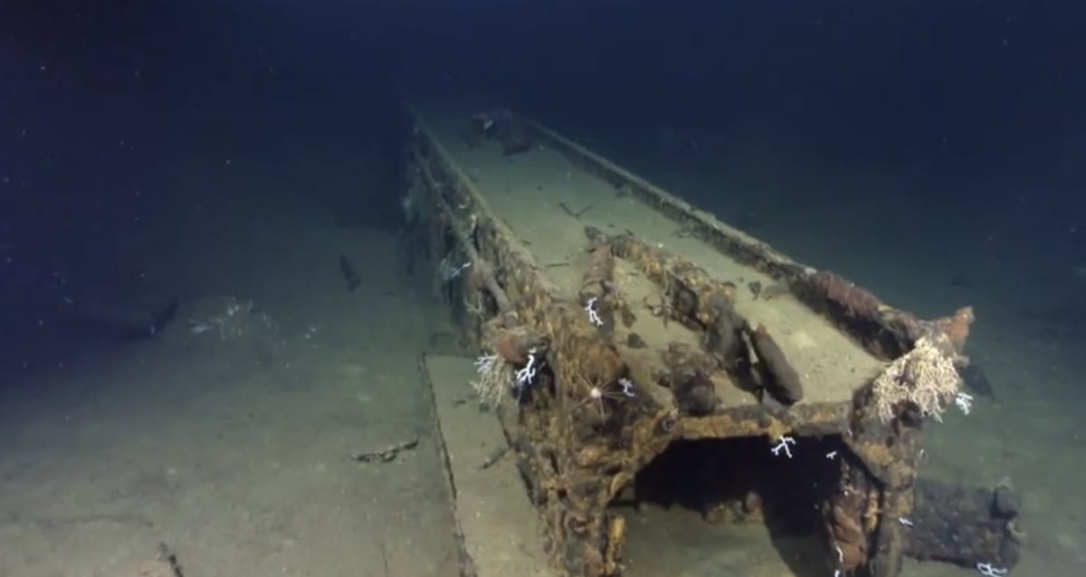 日本沈没 wyw801m A Microsoft co-founder has found the wreck of a lost WWII Japanese