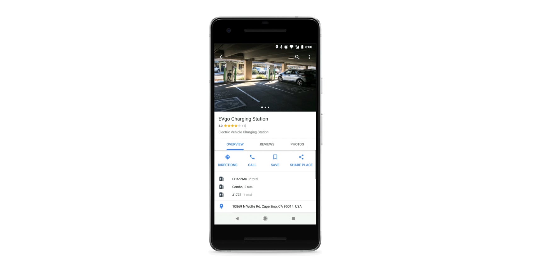 Google Maps will now navigate to your favorite electric car charging station