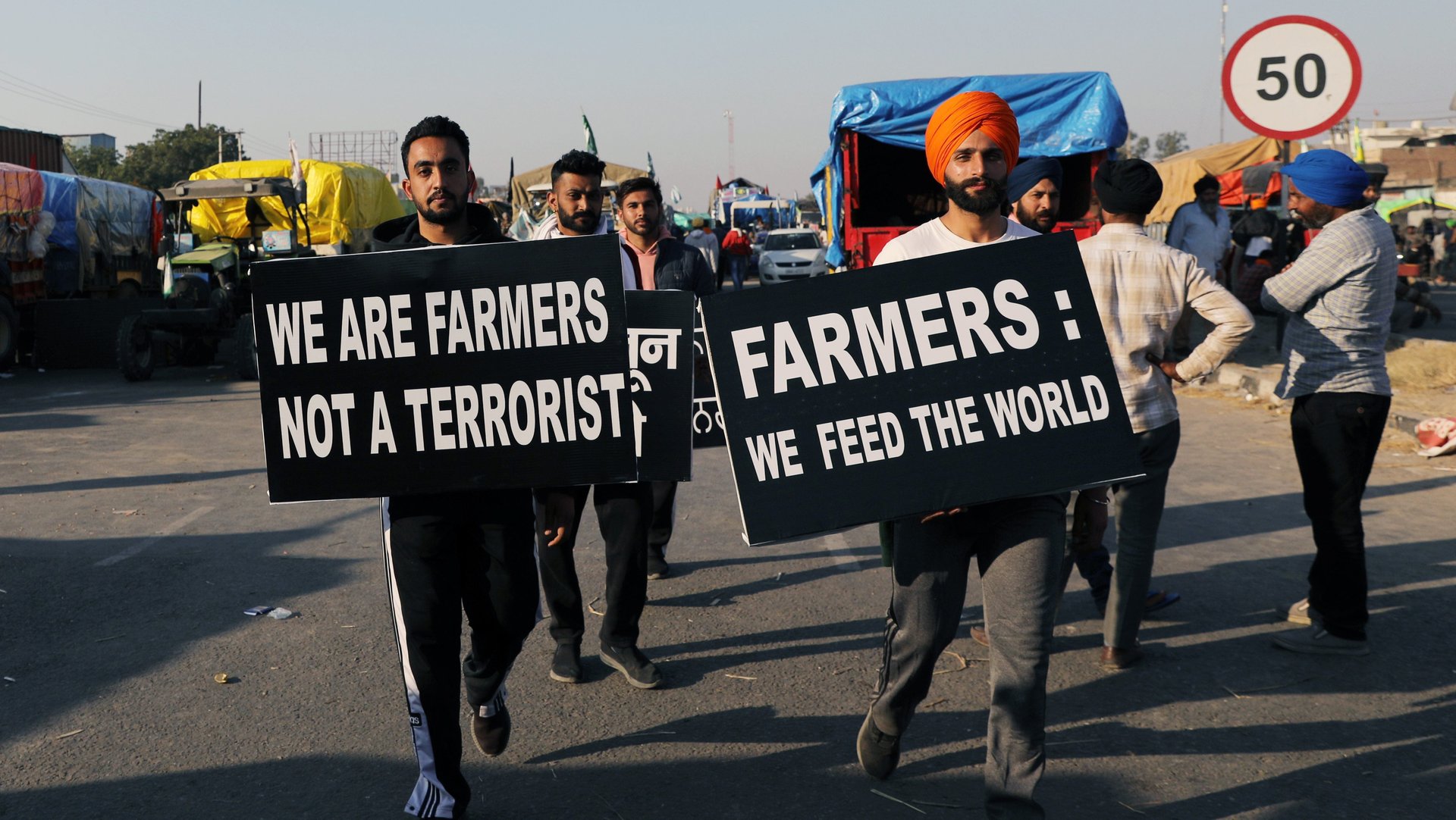 Meals for cops and free period pads: India’s farmers join a new era of inventive, inclusive protest