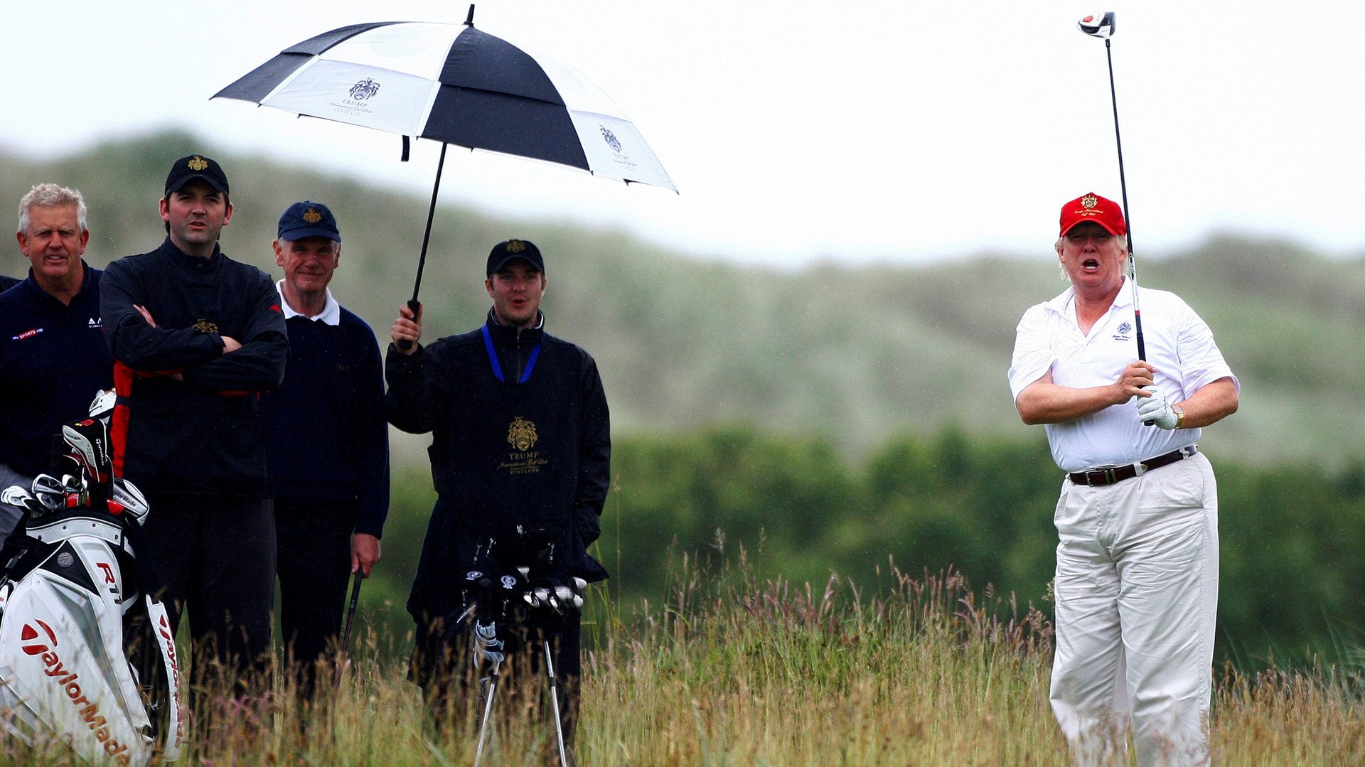 Despite mountains of publicity, Trump’s golf courses are losing value and his modeling agency is closing