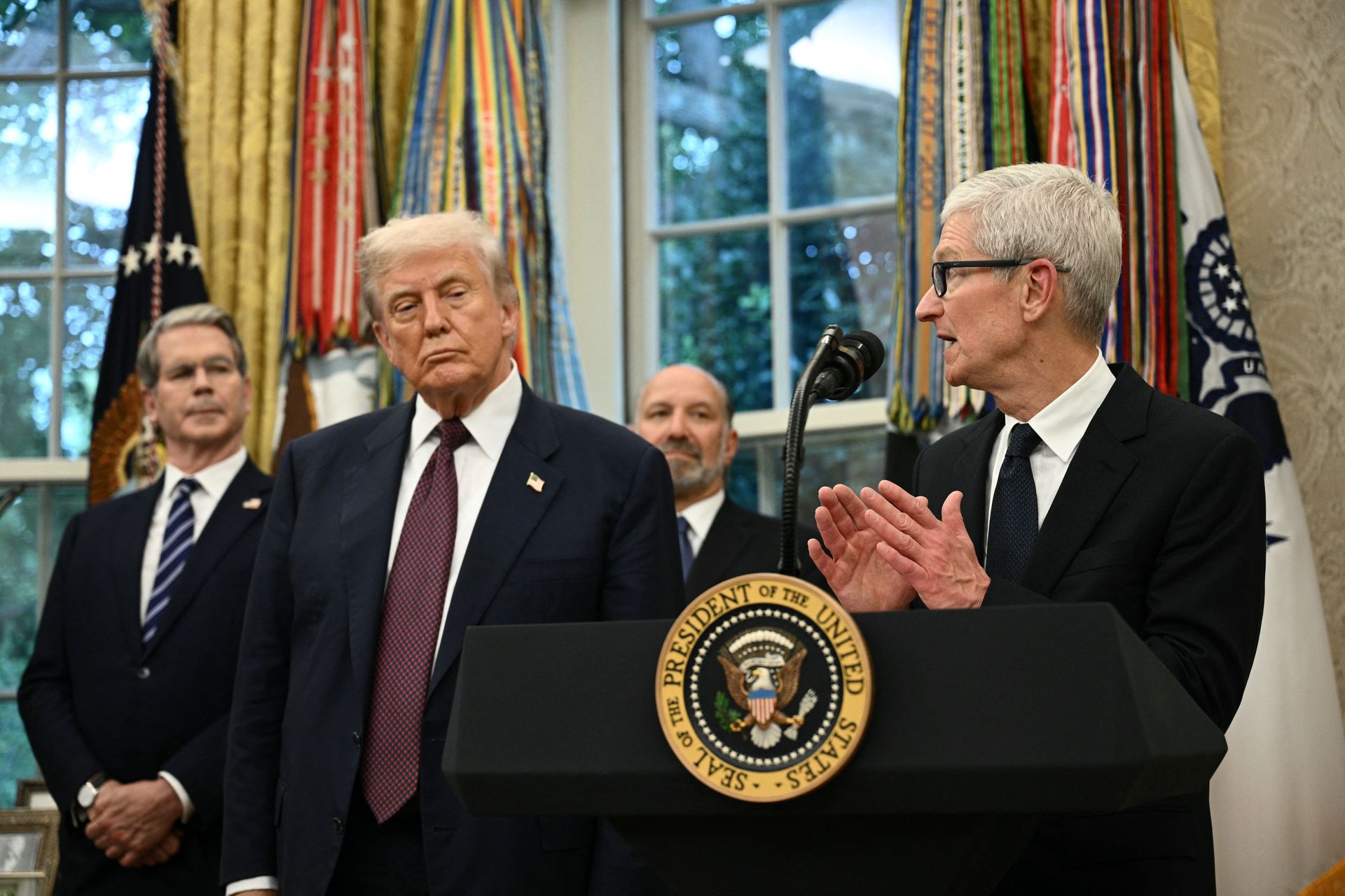 Trump says he will put 100% tariffs on computer chips — with a big carve-out for companies like Apple