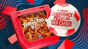 Domino's is giving away $1 million in free pizza if Team USA gets a red card at the World Cup