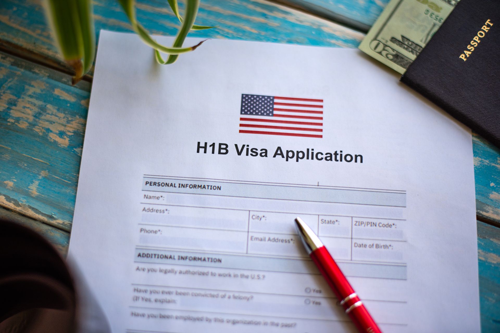 Die Bundesstaaten mit den meisten und wenigsten H-1B-Visumsempfängern