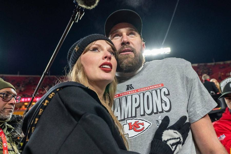 American Eagle kündigt Zusammenarbeit mit Travis Kelce einen Tag nach der Verlobung mit Taylor Swift an.