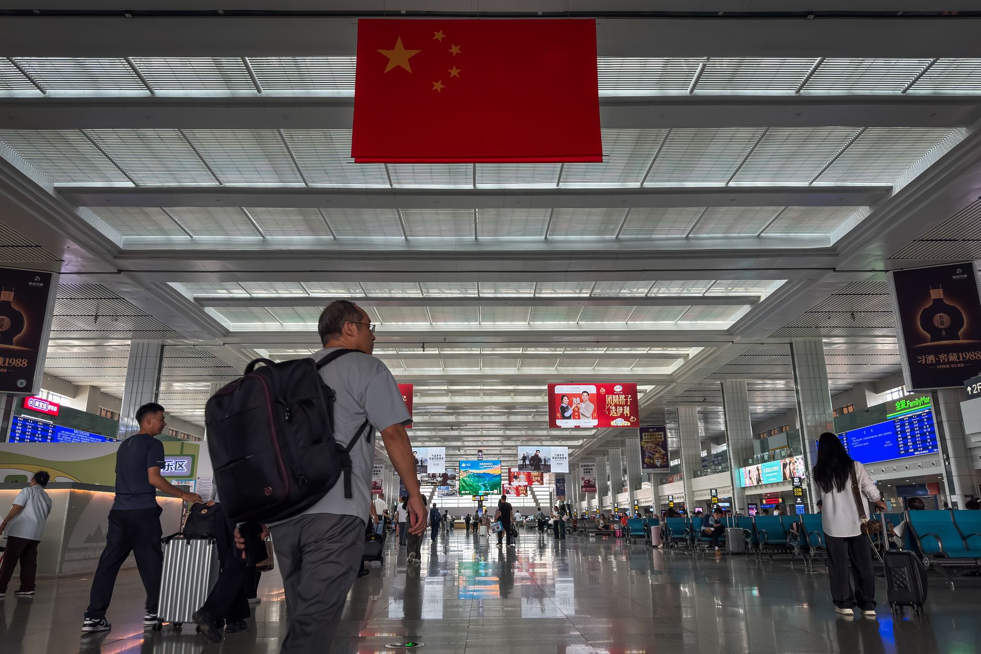 La croissance économique de la Chine ralentit - même si elle gagne la guerre commerciale.