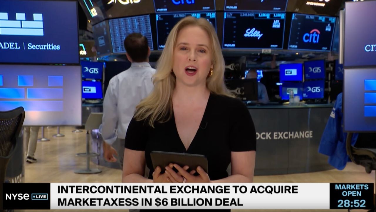 Intercontinental Exchange to acquire MarketAxess in $6 billion deal