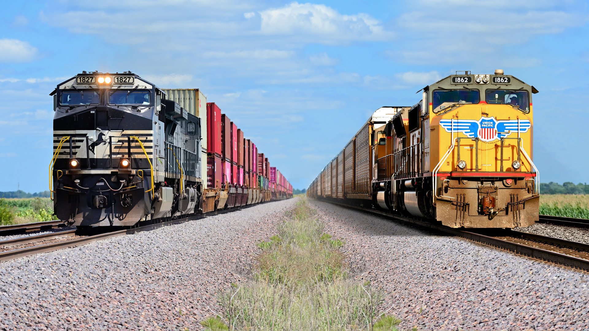 Union Pacific et Norfolk Southern redéposent leur projet de fusion ferroviaire de 85 milliards de dollars.