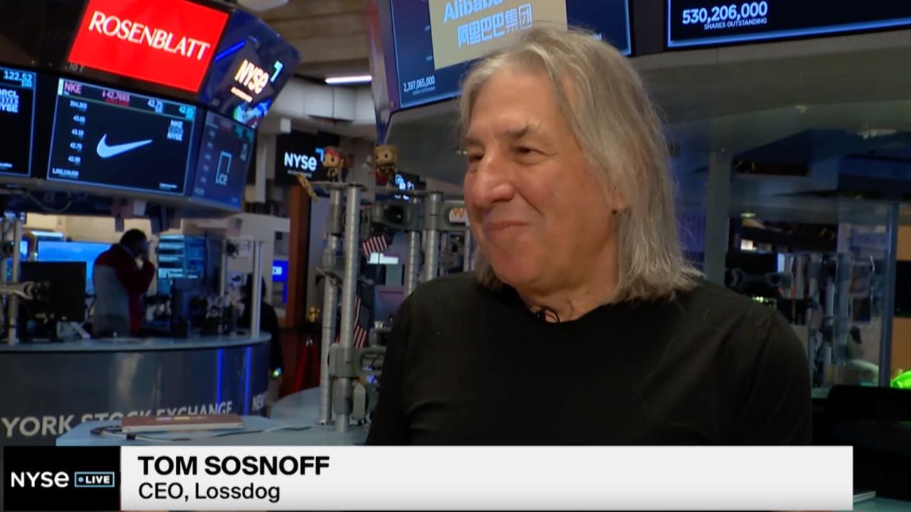 Lossdog CEO Tom Sosnoff talks AI and investment portfolio optimization techniques