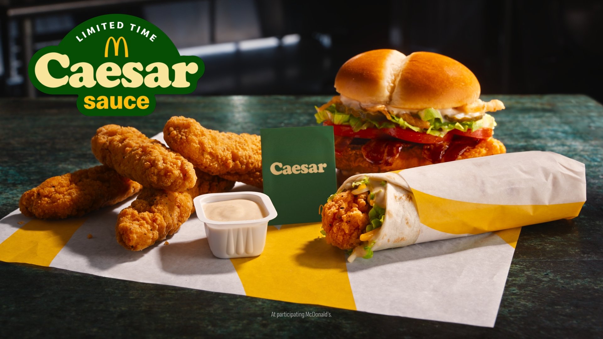 McDonald's is bringing back Caesar flavor with a new sauce and chicken items