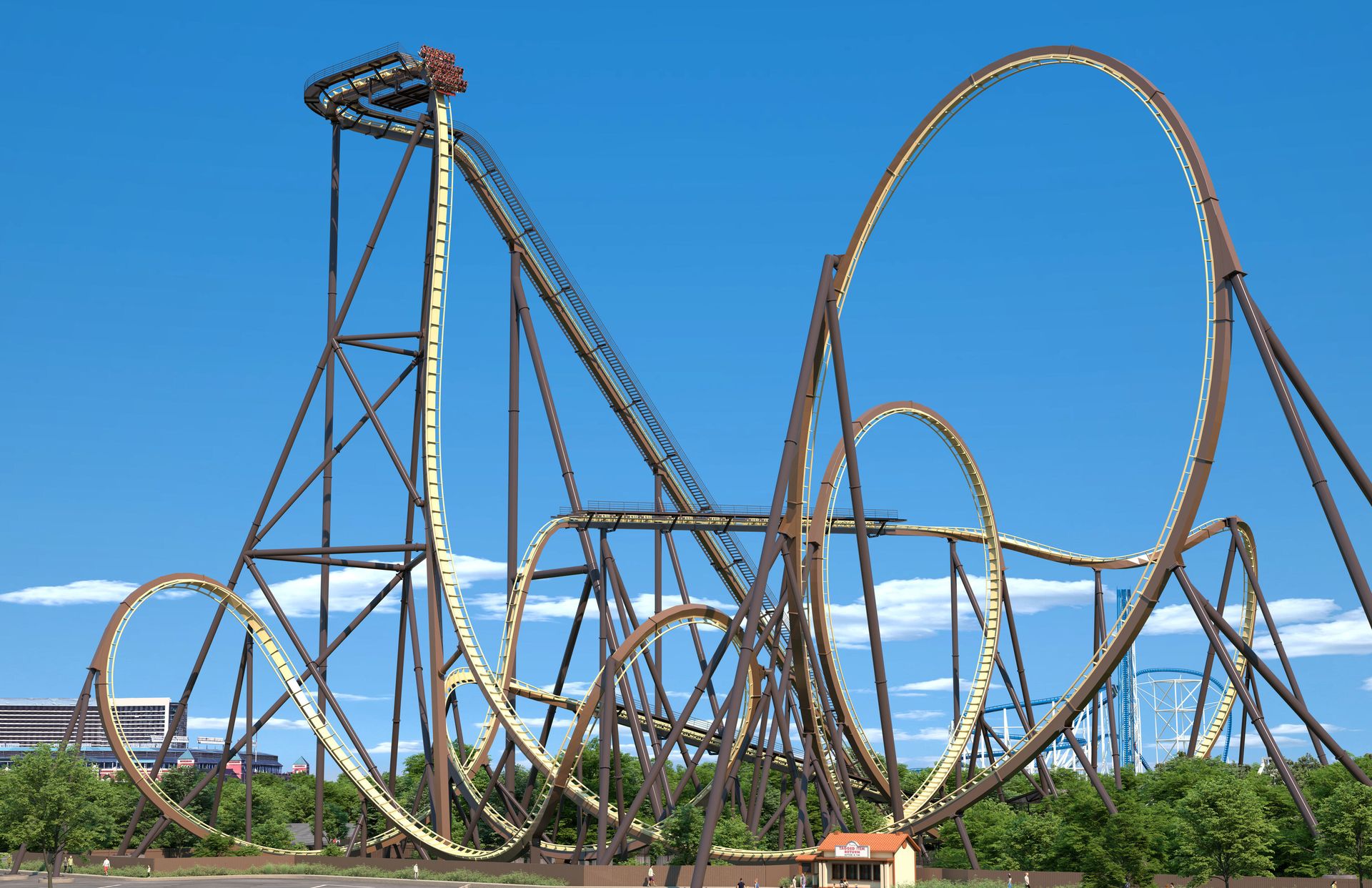 Six Flags' latest coaster will set six world records