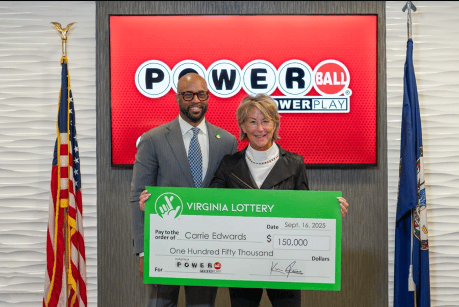 Virginia woman wins $150,000 in Powerball — and promptly gives it all away