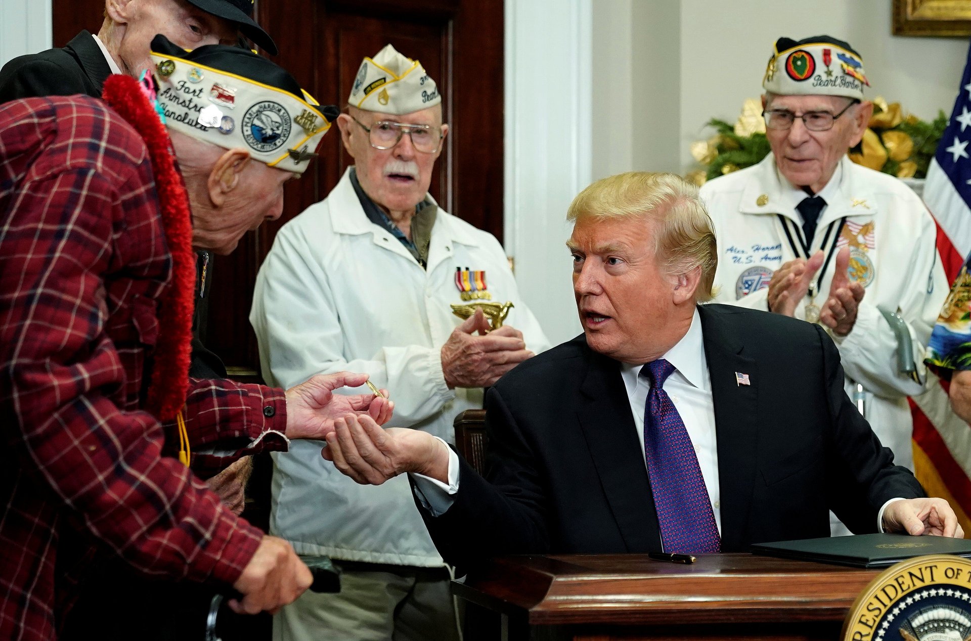 The Trump presidency summed up in one “very gold” symbol