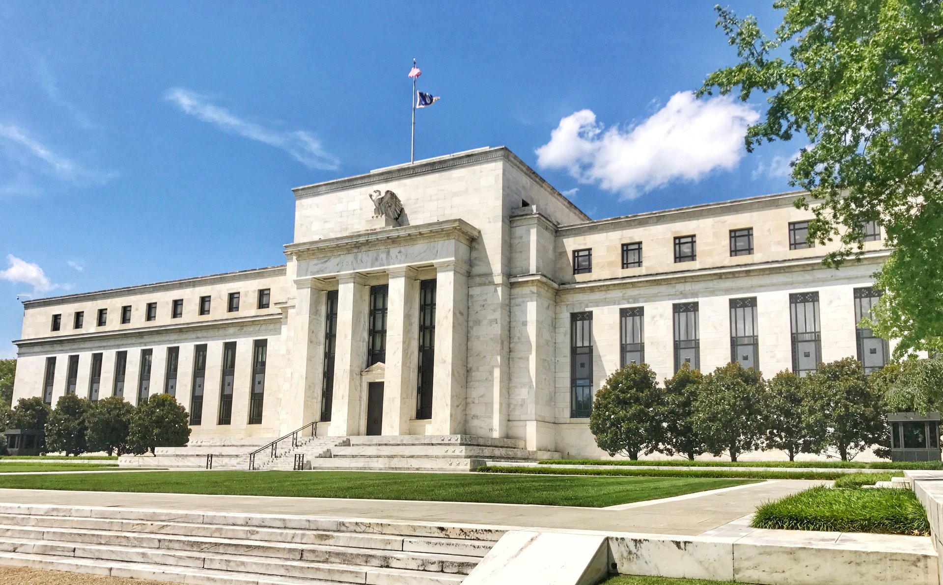 Federal Reserve Building in Washington DC where historic interest rate decisions are made