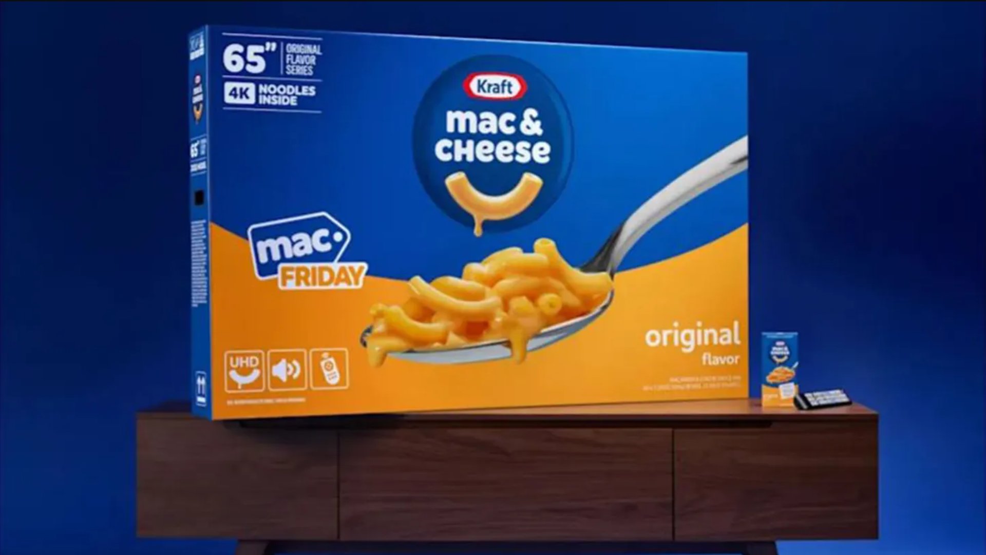L'un des articles les plus prisés du Black Friday était une énorme boîte de macaronis au fromage.
