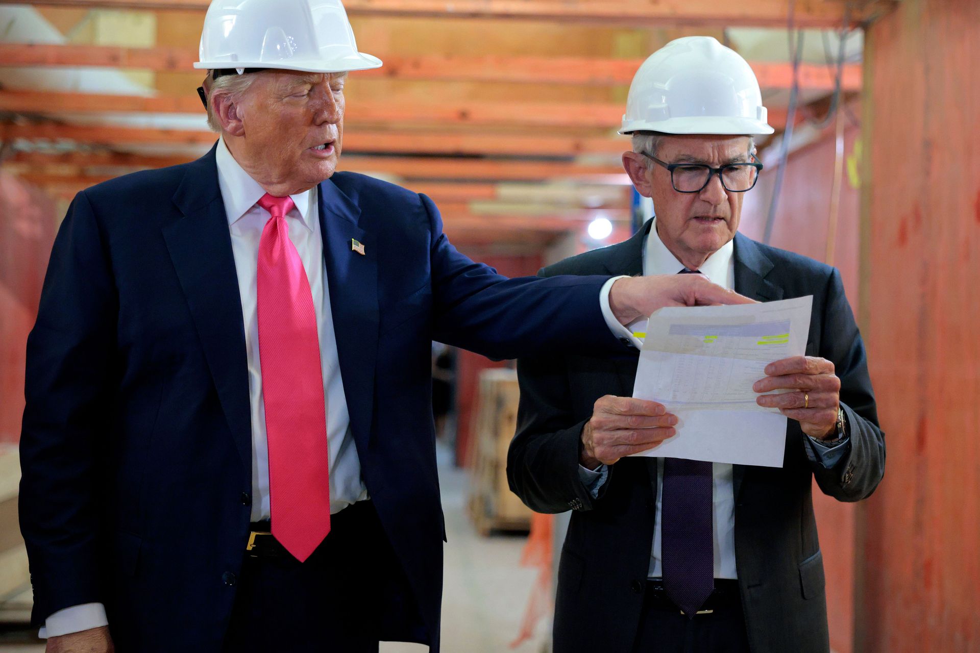 Trump spars with Powell over the cost of a Fed renovation that he says 'got out of control'