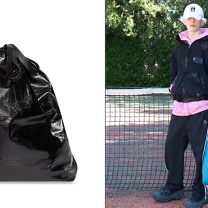 Balenciaga バレンシアガ Trash Bag Large 24ss Balenciaga's 'most expensive trash bag in the world' is $1,790