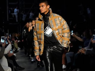 Burberry's edgy, logo-heavy look is giving it the sales jolt
