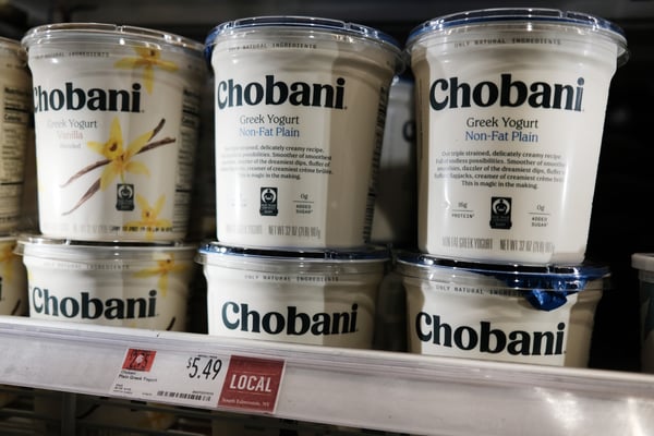 Chobani must face class-action suit over its "zero sugar" yogurt label, appeals court ruled