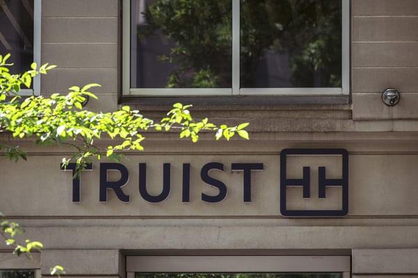 Truist Financial posted an earnings beat as profit surged from a year ago
