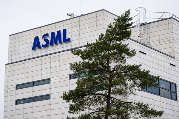 ASML is raising its annual sales forecast for the second time this year on surging AI chip demand