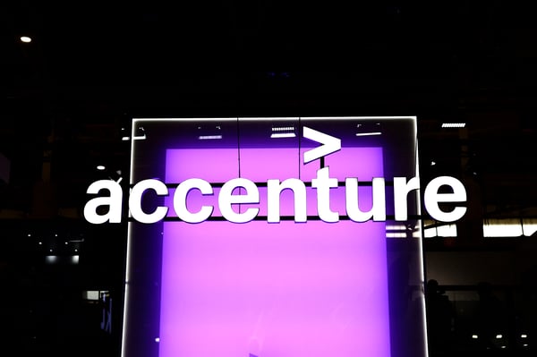 Accenture stock sinks after cutting its full-year revenue forecast