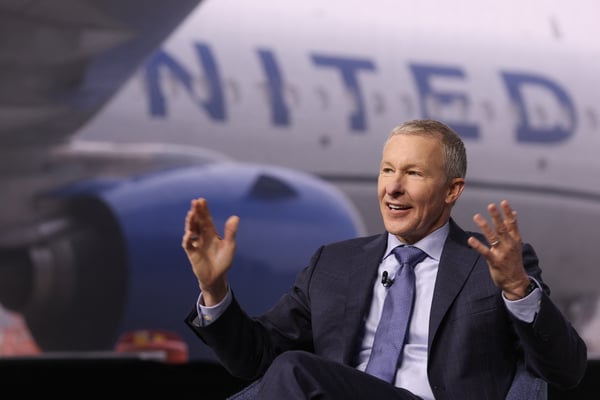 United Airlines CEO is closing the door on big mergers — but not on buying assets