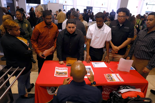 U.S. weekly jobless claims climbed more than expected but the labor market stayed stable