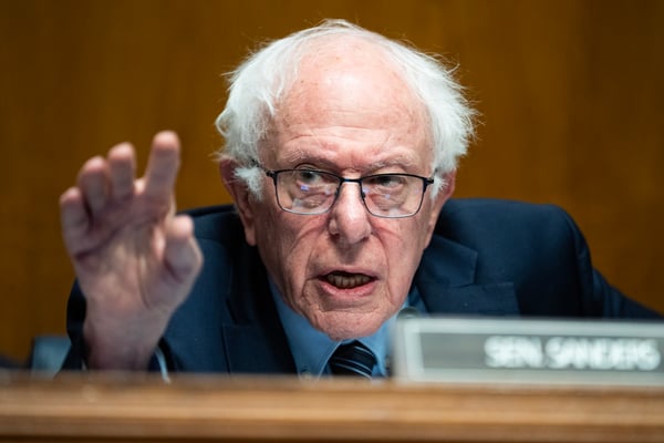 Sanders pushes 50% public stake in AI firms
