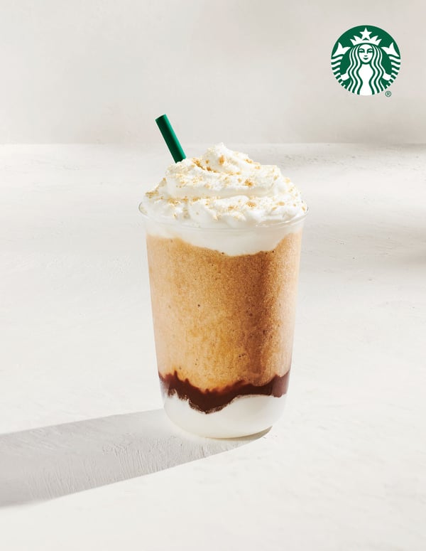 The S'mores Frappuccino returns to Starbucks starting today, along with new S’mores Cold Brew and Iced S’mores Chai